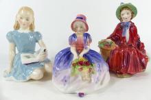 3 ROYAL DOULTON FIGURINES