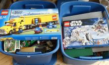 TWO BINS OF LEGO