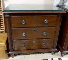 PAIR OF CHERRY BEDSIDE TABLES