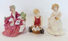 THREE ENGLISH FIGURINES