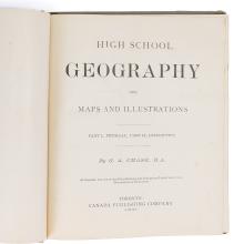 1887 GEOGRAPHY BOOK