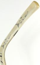 ENOOKY OQUTAK SCRIMSHAW ANTLER