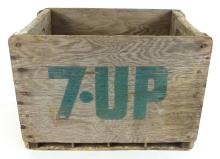 THREE WOOD ADVERTISING CRATES