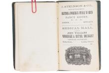 RARE 1868 VOLUME "DR. CHASE'S RECIPES"