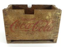 THREE WOOD ADVERTISING CRATES