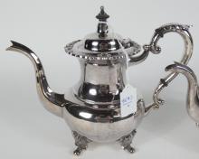 FOUR-PIECE STERLING TEA & COFFEE SERVICE