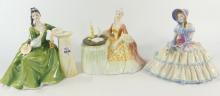 3 ROYAL DOULTON FIGURINES