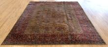 ANTIQUE "HUNTING PARTY" CARPET