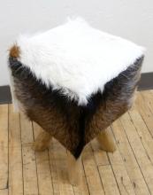 COWHIDE STOOL