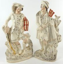 TWO STAFFORDSHIRE FIGURINES