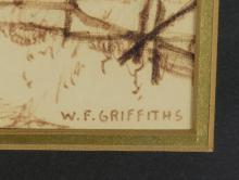 PAIR W.F. GRIFFITH DRAWINGS