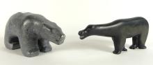 TWO INUIT STONE CARVINGS