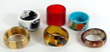 LUCITE BANGLES