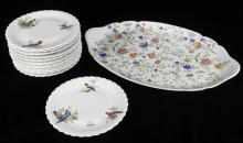 LIMOGES DESSERT PLATES & PLATTER