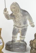 THREE INUIT FIGURINES