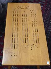 VILAS MAPLE CRIBBAGE TABLE