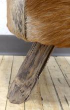 COWHIDE STOOL