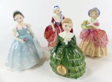 4 ROYAL DOULTON FIGURINES