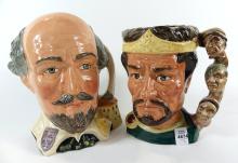 2 DOULTON CHARACTER JUGS