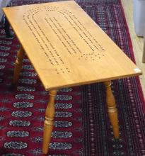 VILAS MAPLE CRIBBAGE TABLE