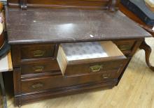 VICTORIAN MARBLE TOP DRESSER