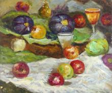 THREE STILL LIFE OILS