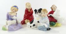 4 ROYAL DOULTON FIGURINES