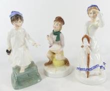 3 ROYAL DOULTON FIGURINES