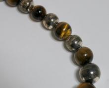 TIGER'S EYE BEAD NECKLACE