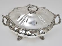 SILVERPLATED SOUP TUREEN