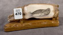 ANTIQUE "SEAL" SCRIMSHAW