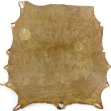 VINTAGE HANDSTITCHED SEALSKIN RUG