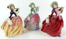 3 ROYAL DOULTON FIGURINES