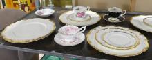 COALPORT PLATES, CUPS AND SAUCERS