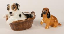 TWO ROYAL DOULTON "DOG" FIGURINES