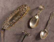 ASSORTED SILVER ITEMS