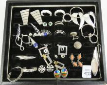 23 PAIRS EARRINGS