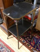 GRANITE TOP PLANT STAND