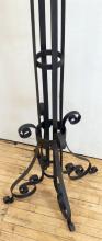 WROUGHT IRON CANDLE STAND