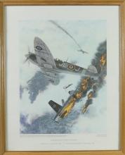 TWO CANADIAN AIR FORCE PRINTS & MAP