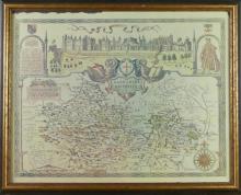 TWO CANADIAN AIR FORCE PRINTS & MAP