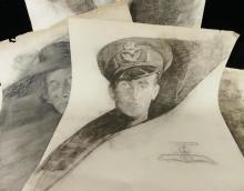 COLLECTION OF CHARCOAL DRAWINGS