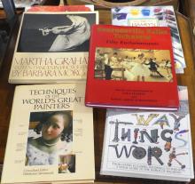 EIGHT HARDCOVER COFFEE TABLE BOOKS