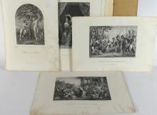 SET OF ANTIQUE ENGRAVINGS