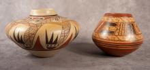 TWO SOUTHWESTERN POTTERY VASES