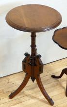 PLANT STAND AND WINE TABLE