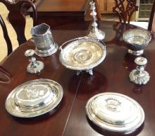 EIGHT PIECES OF SILVER PLATE