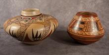 TWO SOUTHWESTERN POTTERY VASES
