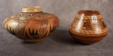 TWO SOUTHWESTERN POTTERY VASES