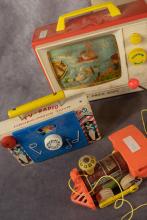 VINTAGE FISHER-PRICE TOYS, ETC.